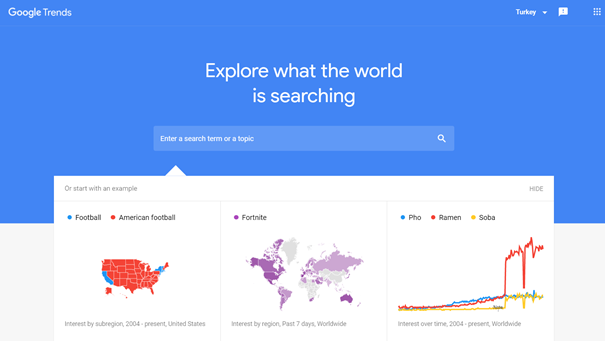 google trends uygulaması nasıl kullanılır